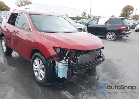 2016 Nissan Rogue Sv from USA, damaged, VIN KNMAT2MT0GP662402